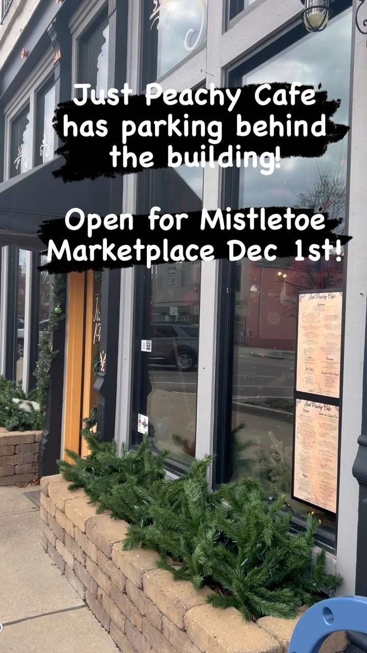 Attention, Peachy People! šš We have some exciting news to share! Just Peachy Cafe will be participating in the Mistletoe Marketplace on Friday, December 1st! šāØ
š Operating Hours:
To ensure everyone gets their peachy fix, we will be open from 8:00 AM to 2:00 PM and then again from 4:30 PM to 8:00 PM! That gives you plenty of time to swing by and indulge in our delicious treats! š„ā
š§ Road Closure Alert:
Please note that the road in front of our lovely cafe will be closed during the Mistletoe Marketplace. But worry not! šš
æļø We have convenient parking available in the back, so you can easily access our cozy little spot. Just follow the signs and make your way to us!
#justpeachycafein #MistletoeMarketplace #HolidayDelights #PeachyTreats #RoadClosure #ParkingAvailable #VisitUs #exploreshelbycounty